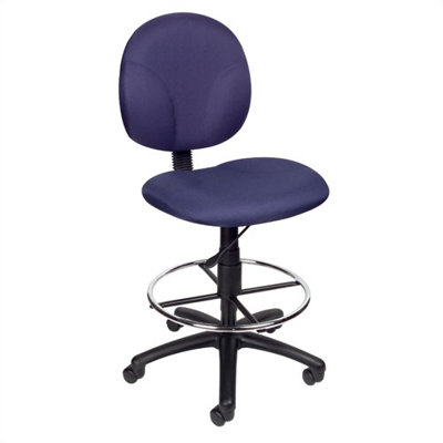 Boss Office Products Height Adjustable Drafting Stool with Footring