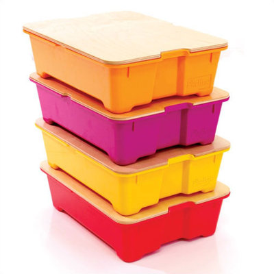 P'kolino Stackable Play Kit Storage with Lid