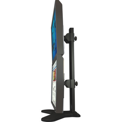 Crimson AV Dual Vertically Aligned Monitor Desktop Stand