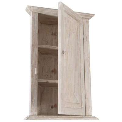 Papa Theo Corner Cabinet with Plain Door