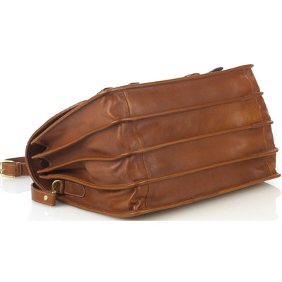 Aston Leather Quad Compartment Briefcase