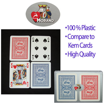Copag Cards Modiano Poker Size Reg Index Setup
