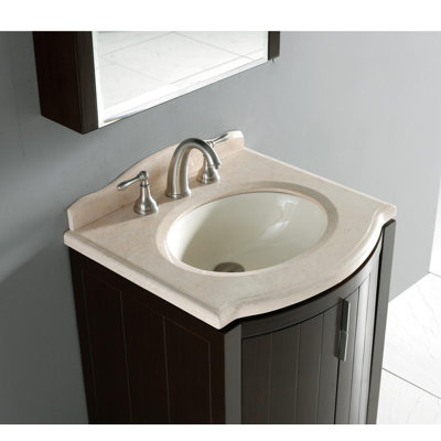 Madeli Udine 24" Bathroom Vanity Set in Walnut