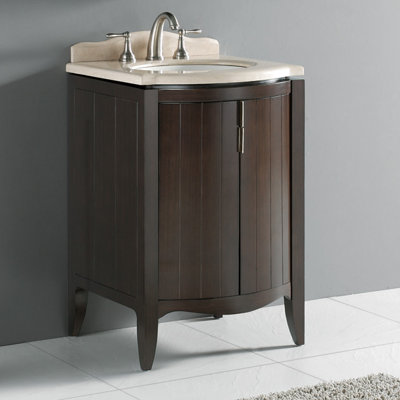 Madeli Udine 24" Bathroom Vanity Set in Walnut