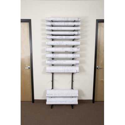 Brookside Design Vis-I-Rack with (5) 8" Bins, (4) 6" Bins and (4) 4" Bins