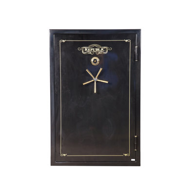 Hollon Safe Republic Series 1Hr Fireproof Dial Lock Gun Safe