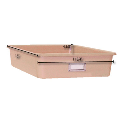 The Fabri-Form Co Wide Rectangular Storage Tray