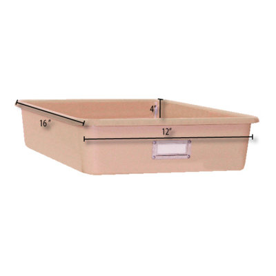 The Fabri-Form Co Wide Rectangular Storage Tray