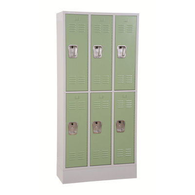 Winport Industries Winport Morgan 3-Wide Double Tier Locker