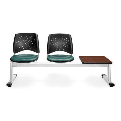 OFM Stars and Moon Three Chair Beam Seating with Table