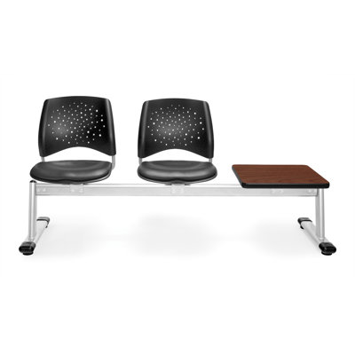 OFM Stars and Moon Three Chair Beam Seating with Table