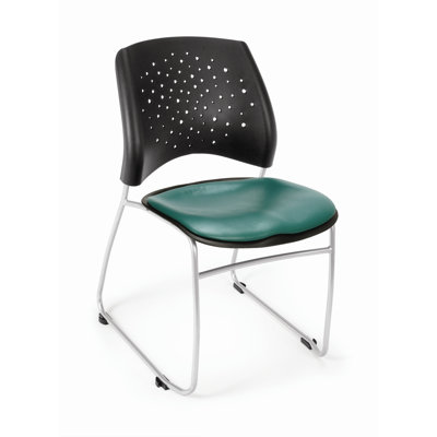 OFM Star Stack Chair Vinyl Seat