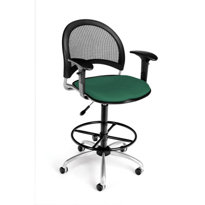 OFM Height Adjustable Swivel Stool with Gas Lift