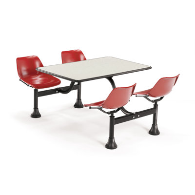 OFM Group/Cluster Table and Chairs 65" x 48" Picnic Table