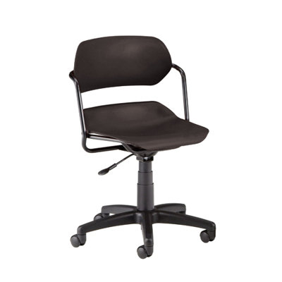OFM Plastic Armless Swivel Office Chair with Swivel