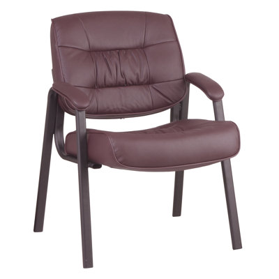 Office Star Products Visitors Leather Chair