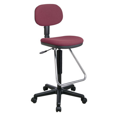 Office Star Products Height Adjustable Drafting Chair with Footrest