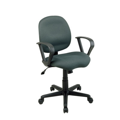 Office Star Products Sculptured Mid-Back Task Chair with Arms