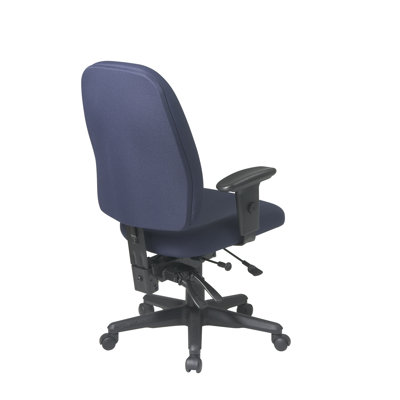 Office Star Products Mid-Back Ergonomic Office Chair with Arms