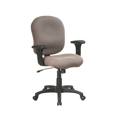 Office Star Products Sculptured Mid-Back Task Chair with Arms