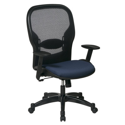 Office Star Products Air Grid Back and Fabric Seat Managerial Chair