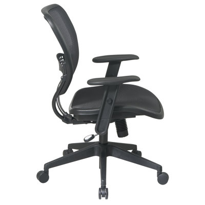 Office Star Products SPACE Mid-Back Task Chair with Adjustable Arms