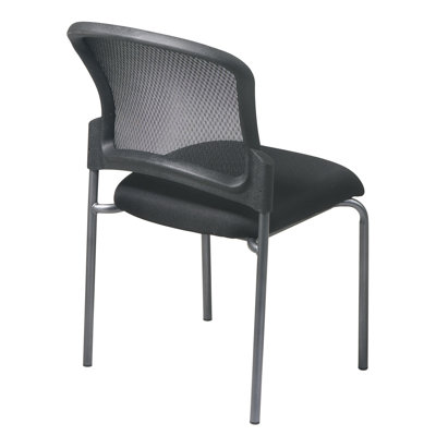 Office Star Products ProGrid Back Stacking Visitors Office Chair with Straight Legs