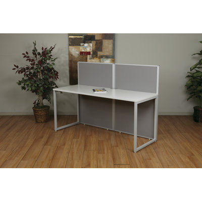 Office Star Products Box Office Eight Panels Configuration Computer Workstation