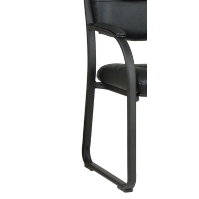 Office Star Products Faux Leather Visitors Chair