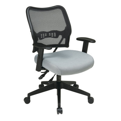Office Star Products AirGrid Back and Fabric Seat Space Seating Deluxe Office Chair
