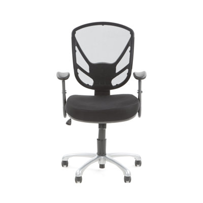 Office Star Products Screen Mid-Back Office Chair with Arms