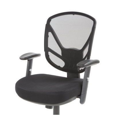 Office Star Products Screen Mid-Back Office Chair with Arms