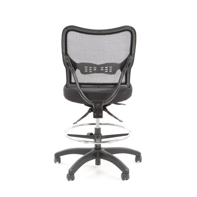Office Star Products Air Grid Back and Mesh Seat Space Deluxe Ergonomic Drafting Chair