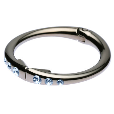 Clipa Clear Crystal Handbag Hanger