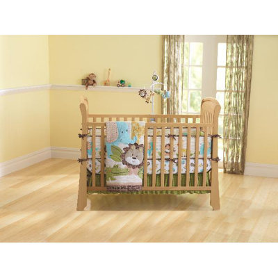 Triboro Just Born 4 Pieces Crib Bedding Set