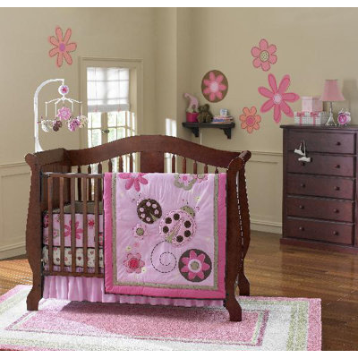 Triboro Just Born 4 Pieces Crib Bedding Set