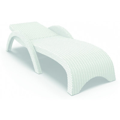 Compamia Miami Resin Wickerlook Chaise Lounge