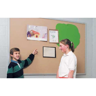 Marsh Plas-Cork Bulletin Boards - Aluminum Frame
