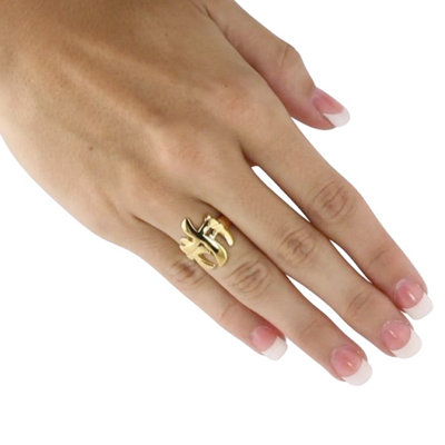Palm Beach Jewelry Triple Cross Ring
