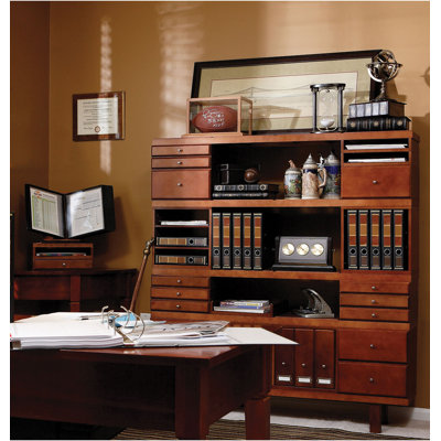 Empire Office Solutions Stack and Style Wood Step-Up Project Management File Caddy