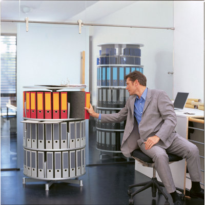 Empire Office Solutions Deluxe 3-Tier Rotary Binder Storage Carousel