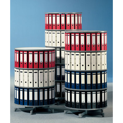 Empire Office Solutions Spin-N-File 4-Tier Rotary Binder Storage Carousel