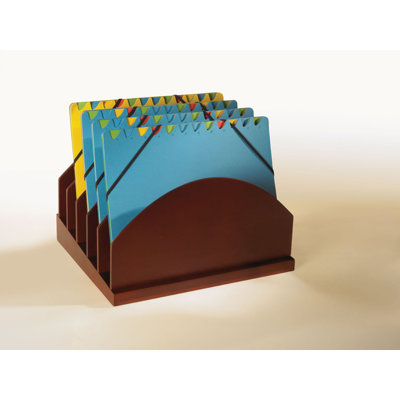 Empire Office Solutions Stack and Style Wood Step-Up Project Management File Caddy