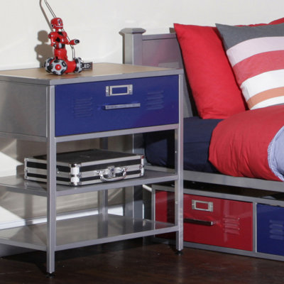 Elite Products Locker 1 Drawer Nightstand