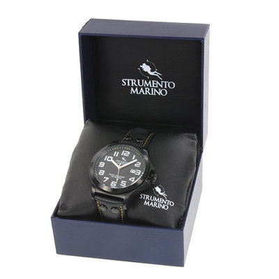 Strumento Marino Harbour SM046LBK/BK Men's Stainless Steel Watch