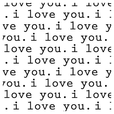 Avalisa Imagination - 'I Love You' Stretched Wall Art