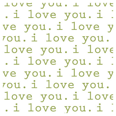 Avalisa Imagination - 'I Love You' Stretched Wall Art
