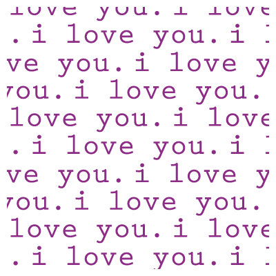 Avalisa Imagination - 'I Love You' Stretched Wall Art