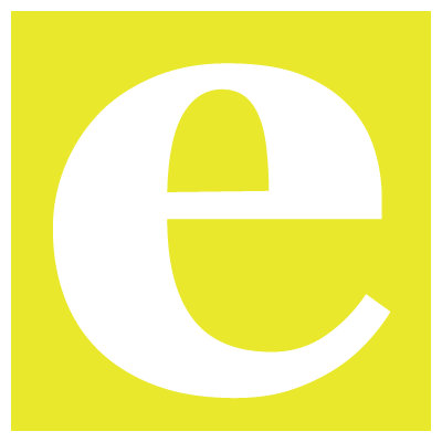 Avalisa Letter - Lower Case 'e' Stretched Wall Art