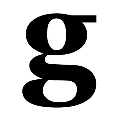 Avalisa Letter - Lower Case 'g' Stretched Wall Art